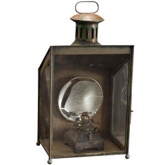 Antique British Railway Lantern 