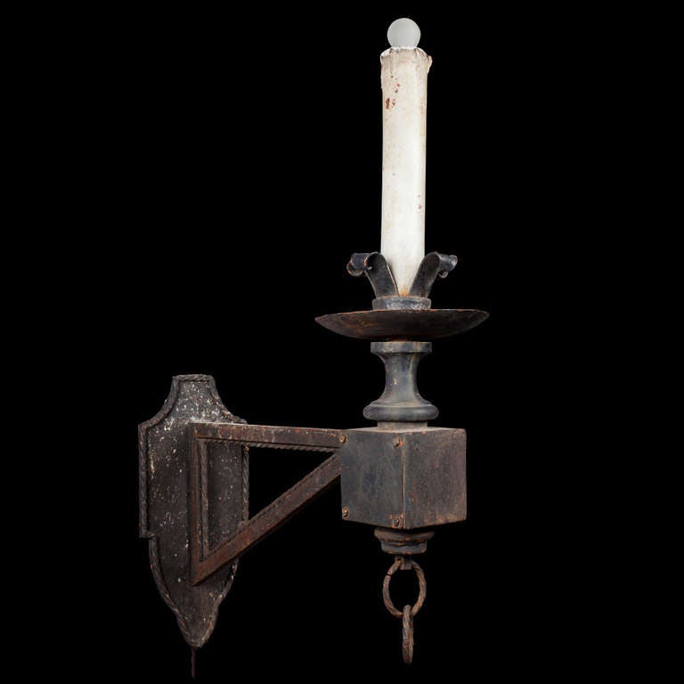Cast Iron Outdoor Sconce