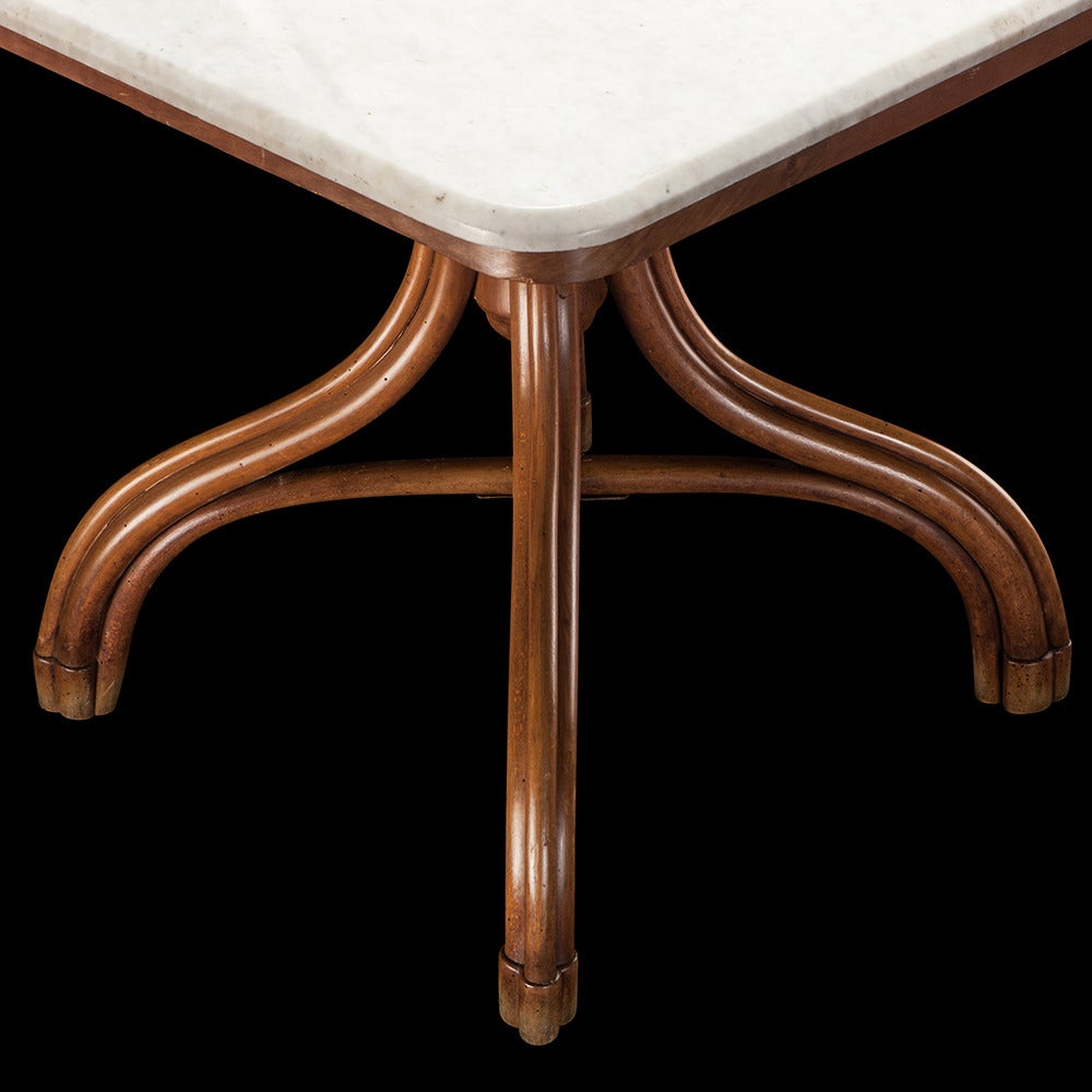 Thonet Marble and Bentwood Table 1