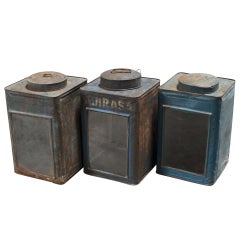 Antique Colorful Cookie Tins