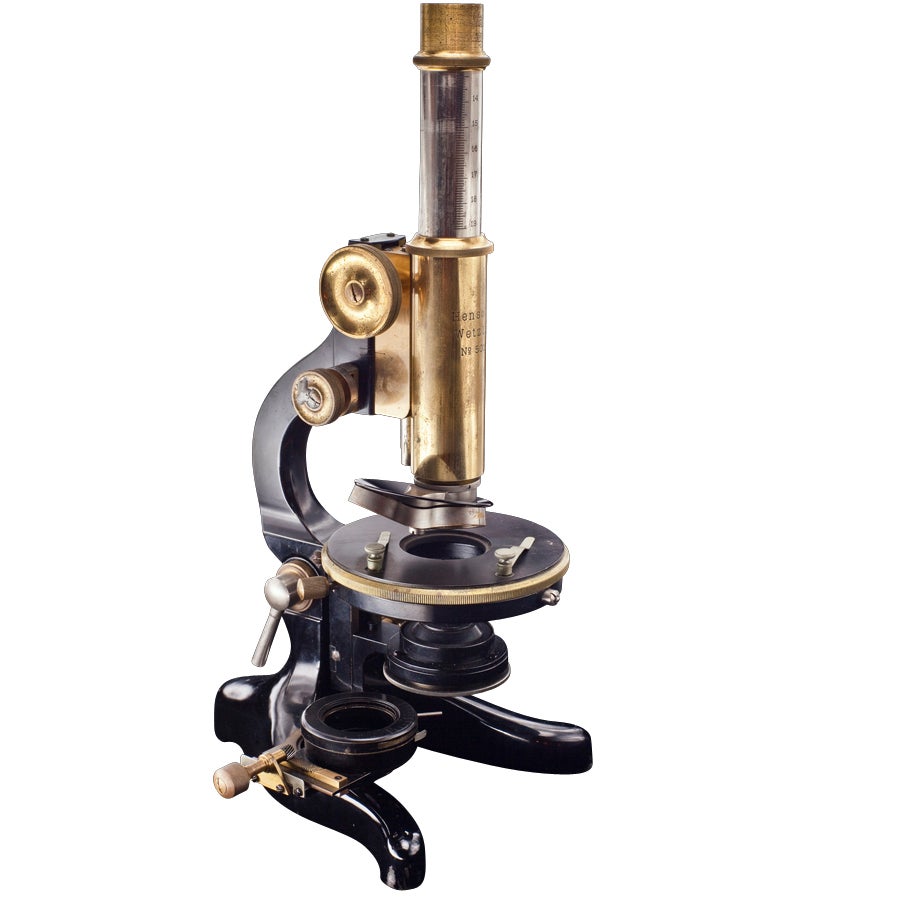 Compound Microscope By Hensoldt Wetztar Of Germany