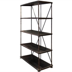 Industrial Steel Bookshelf