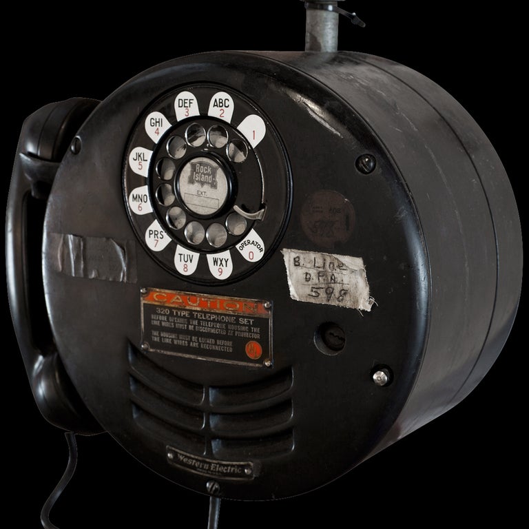 red explosion proof telephone