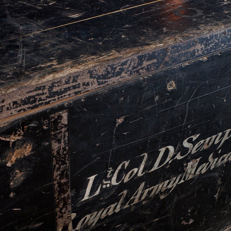 Military Campaign Box / Trunk In Distressed Condition In Culver City, CA
