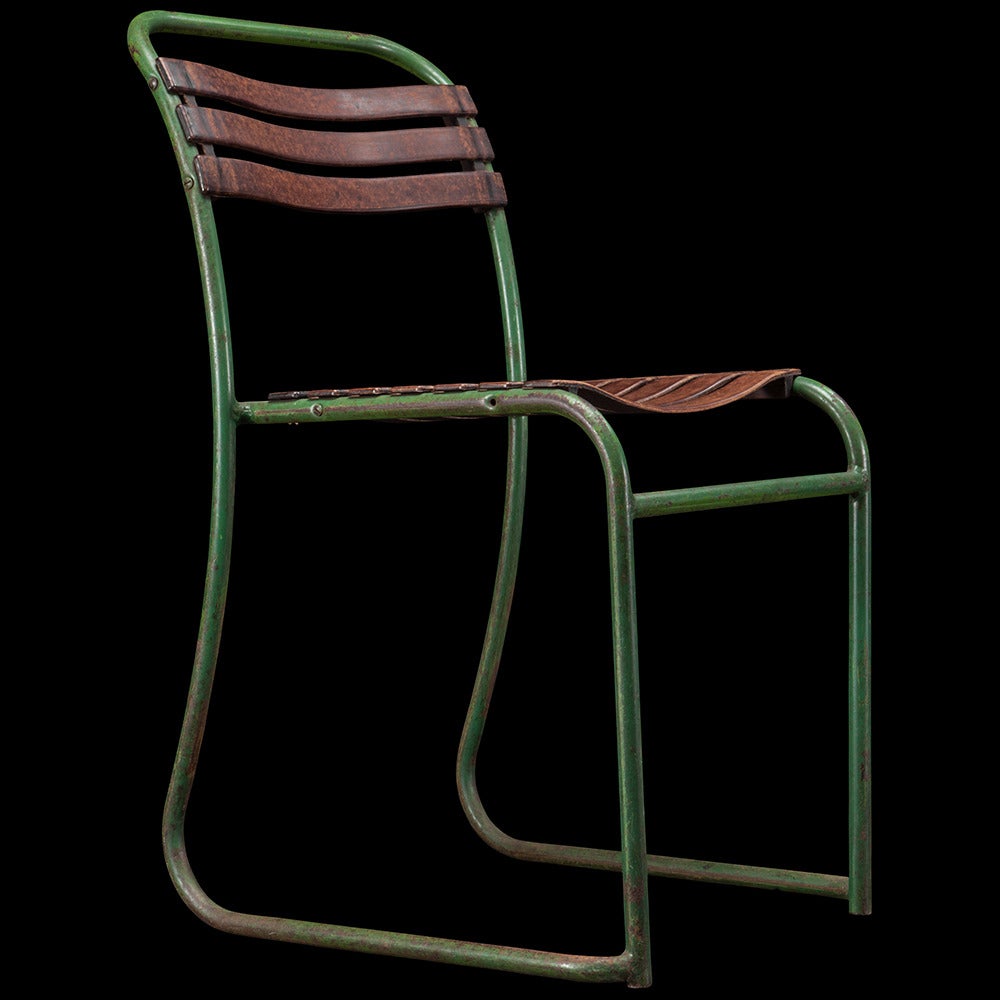 Bakelite Stacking Chairs, France, circa 1940 1