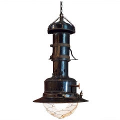 Vintage Unique Gas Lamp Iron Pendant