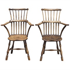 Antique Pair of Windsor Chairs