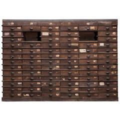 Antique Industrial Painted Chest of Drawers