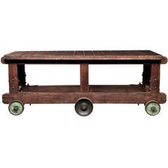 Antique Large Mill Trolley