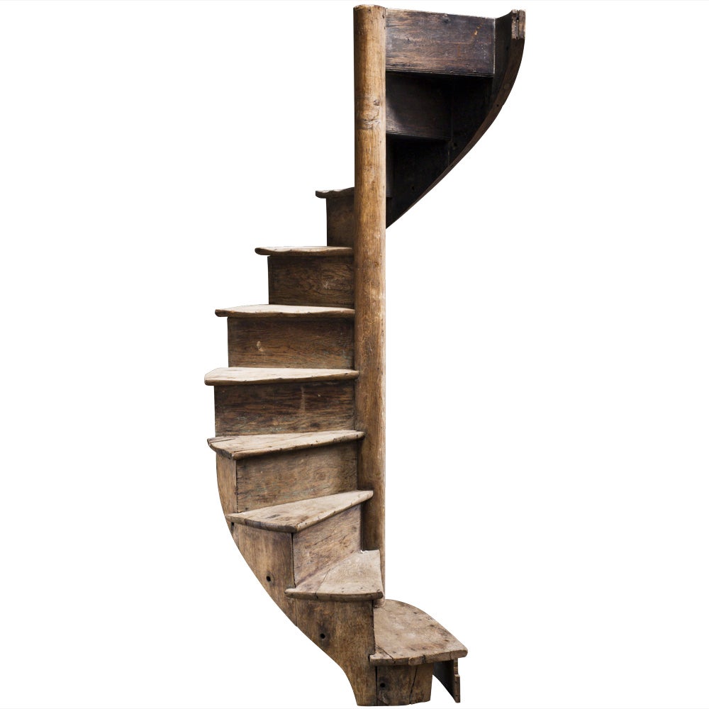 Primitive Life-sized Spiral Staircase 