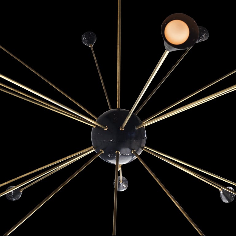 Metal Monumental Italian Sputnik Light