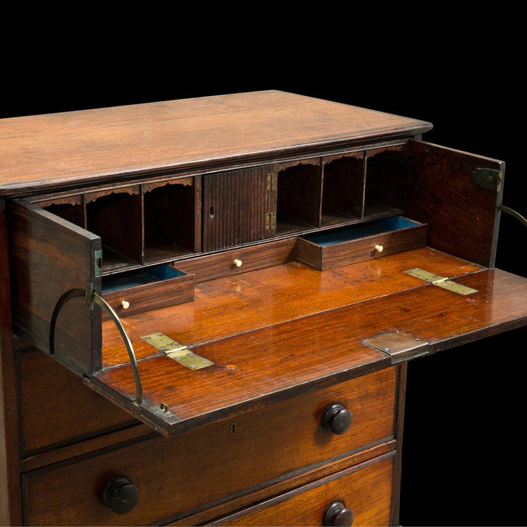 19th Century English Drop Front Desk