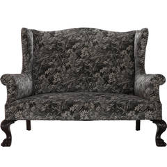 Antique Wingback Sofa