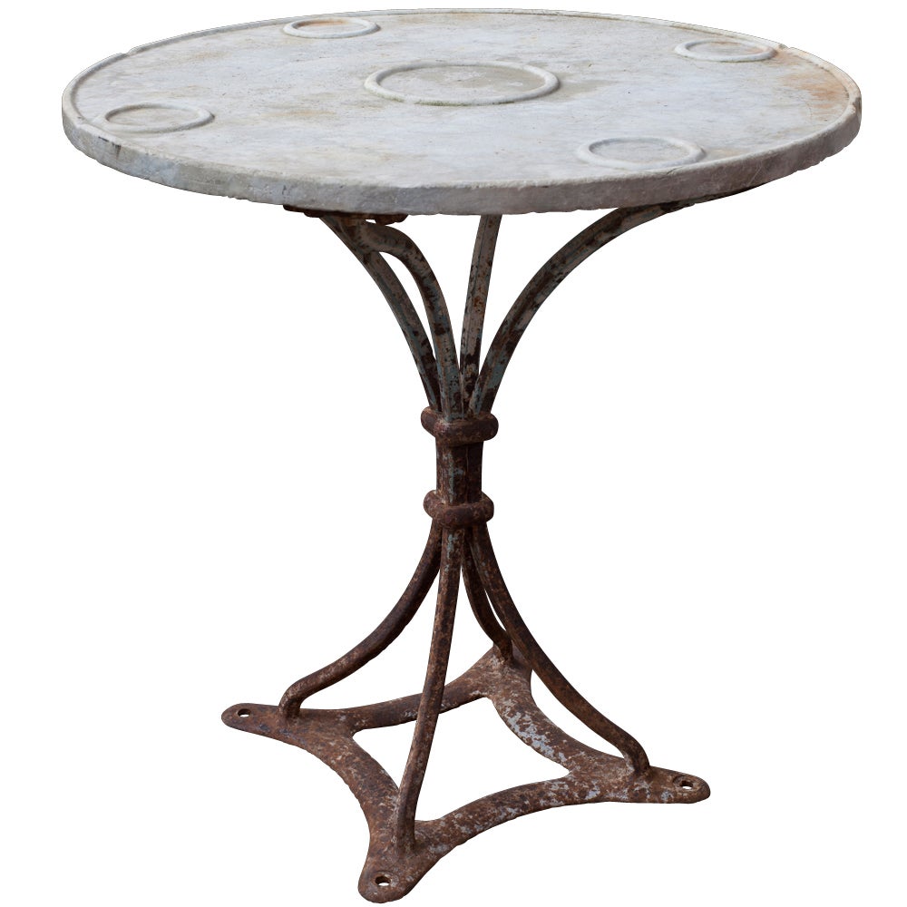 Maritime Marble Topped Table