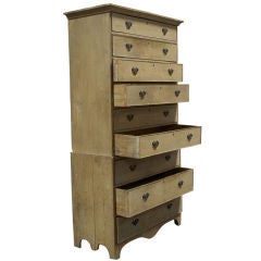 Antique Oversized Linens Chest of Drawers