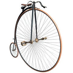 Antique "The Royal" 19th Century English Big Wheel Bicycle