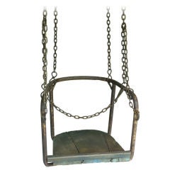 Antique French 1920's Amusement Park Swings