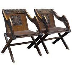 Glastonbury 19th Century Chapel Chairs