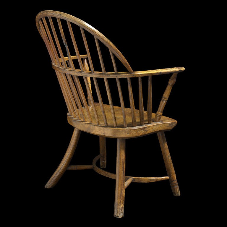 English bow back windsor armchair