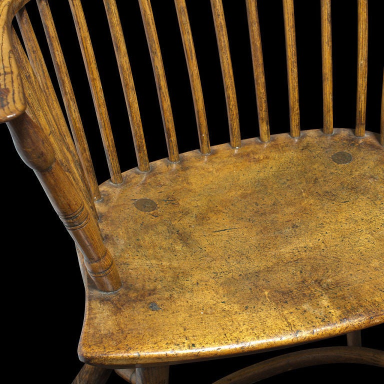 English 18th Century Bow Back Windsor Armchair