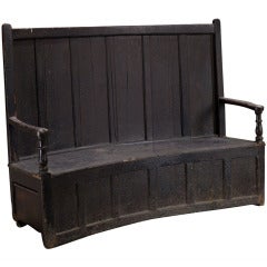 Primitive English Settee