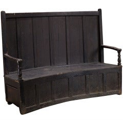 Primitive English Settee 