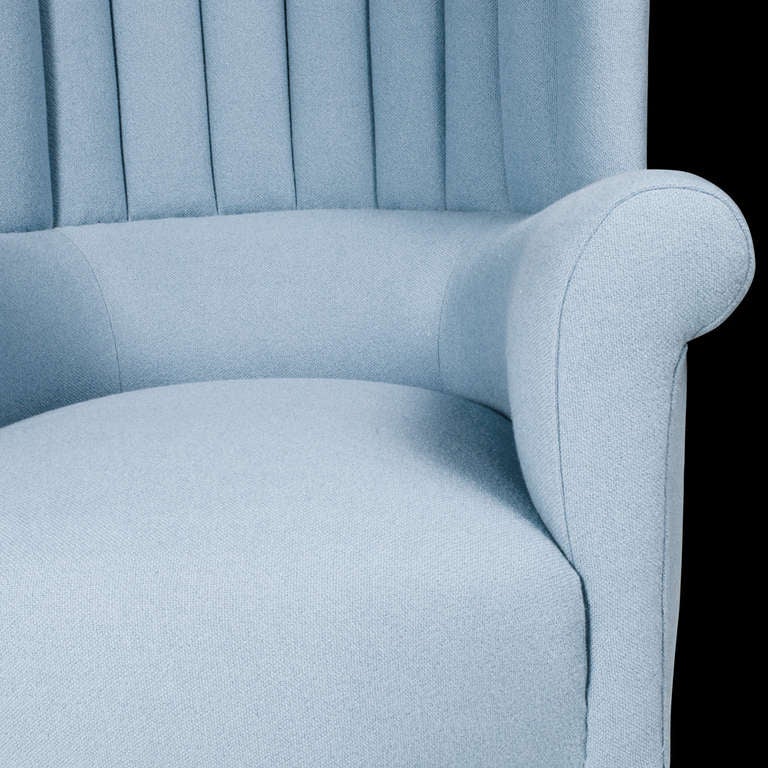 Fabric Pair of Porter's Wingback Chairs