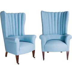 Pair of Porter's Wingback Chairs