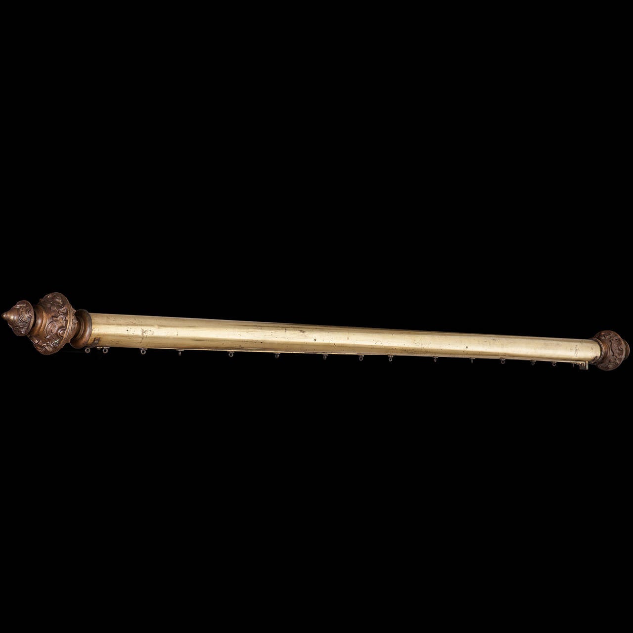 Victorian Brass Curtain Rods