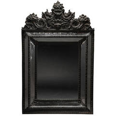 Ornate Black Mirror at 1stDibs | black mirrors, black mirror for sale, black  ornate mirrors