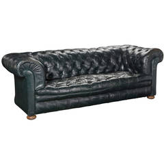 Antique Leather Chesterfield Sofa