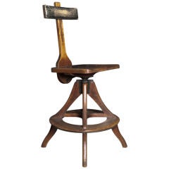 Used Healy High Wycombe 19th Century English Drafting Stool