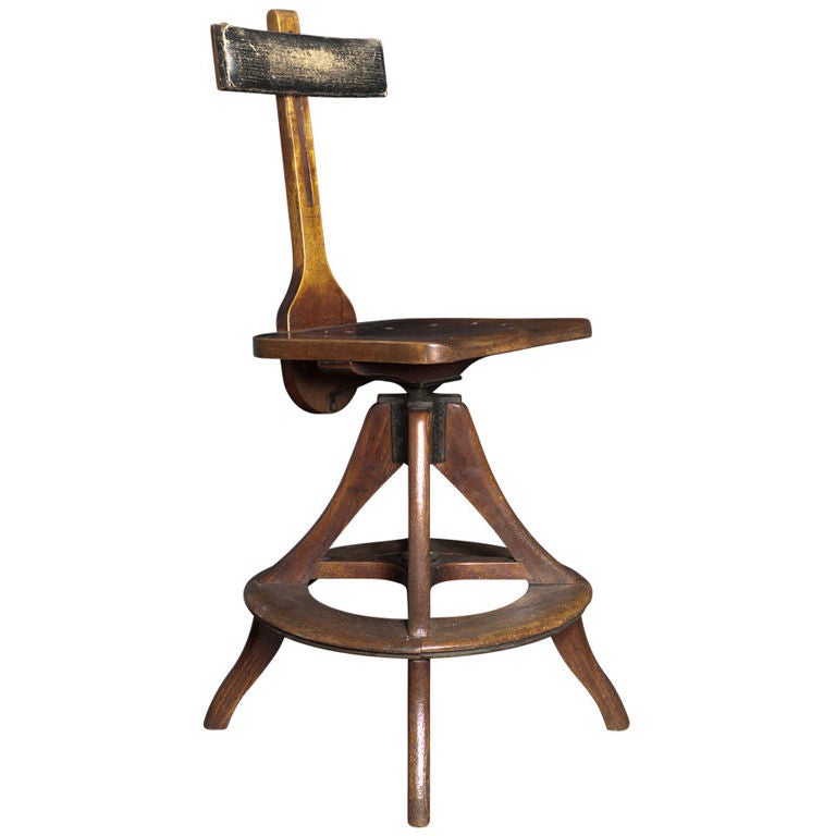 Healy High 19th Century English Drafting Stool at 1stdibs
