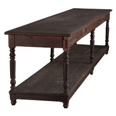Monumental 19th Century French Tailoring Table