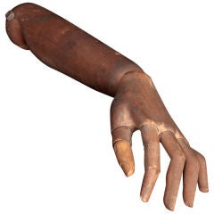 French Artist Model Arm with Articulated Fingers