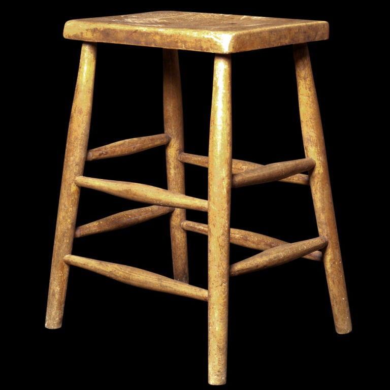English Preparatory School Wood Stools 1