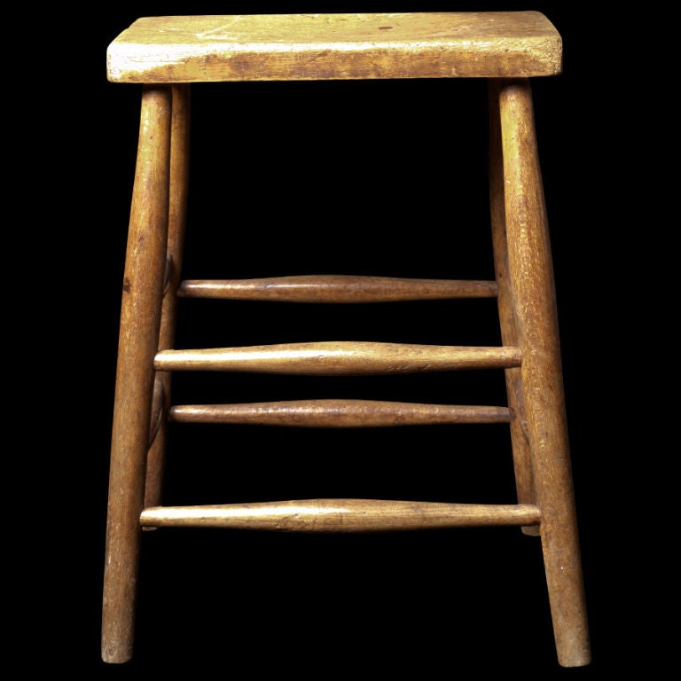 English Preparatory School Wood Stools 2