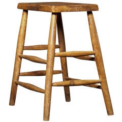 English Preparatory School Wood Stools