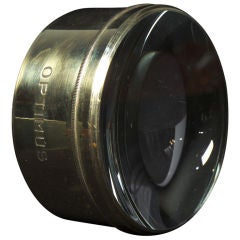 Antique Brass Optimus English Magnifying Lens