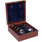 Antique Box of Magnifying Lenses by Kollmorgen Optical