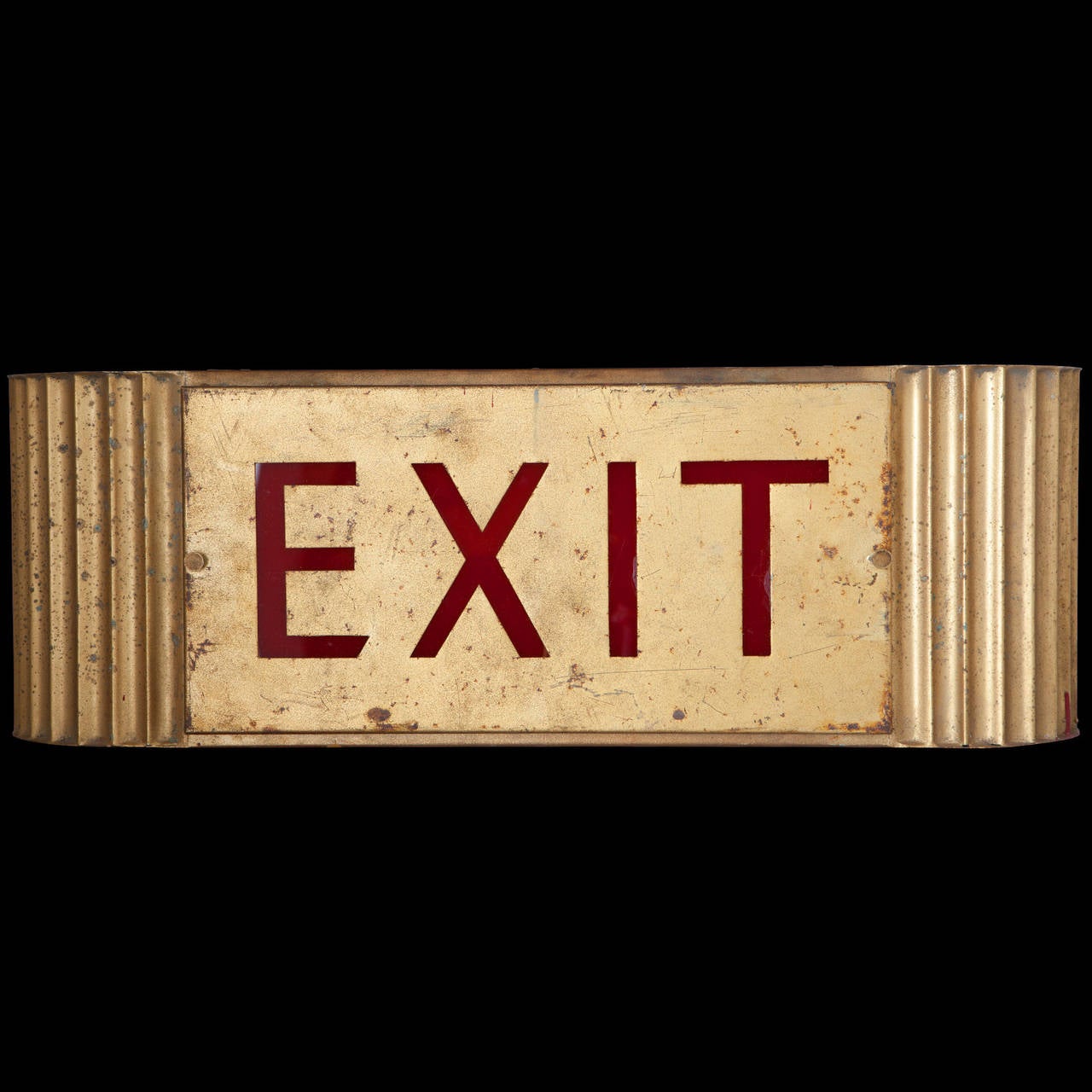 English Exit Sign