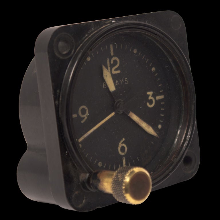 Horloge d'avion militaire