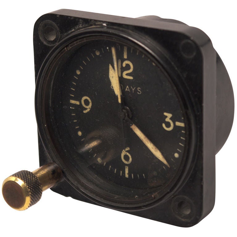 Military Aircraft Clock at 1stDibs