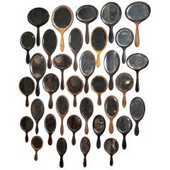 Collection of 30 Assorted Hand-Held Mirrors