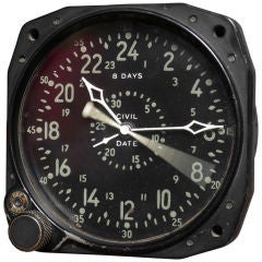 Used Waltham Military Aircraft Clock