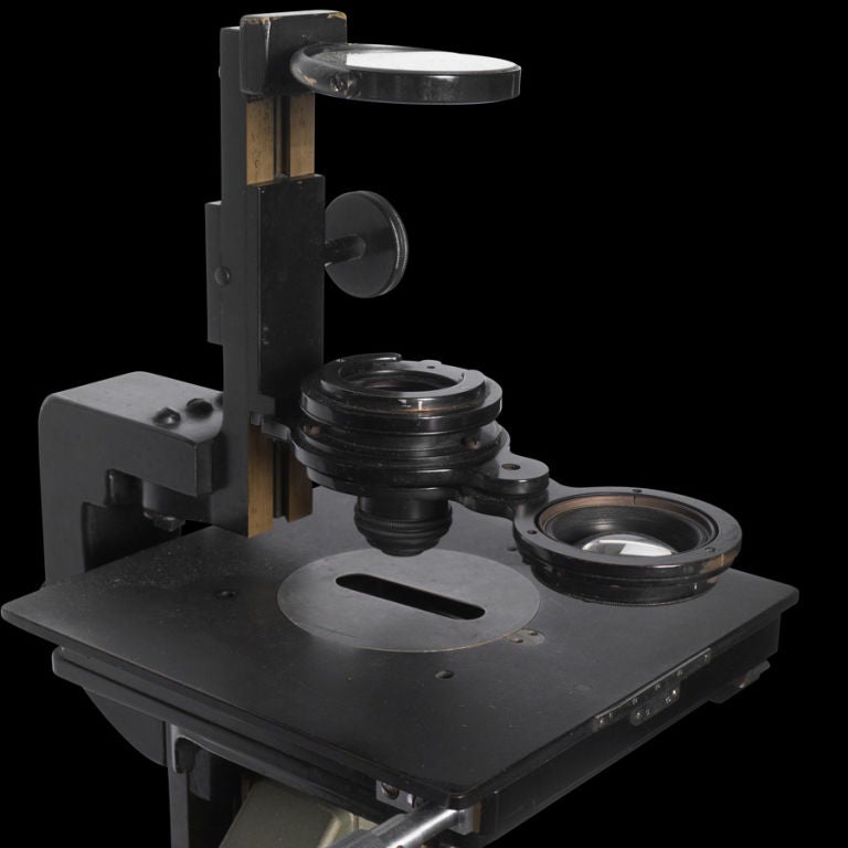 Mid-20th Century 1930's Austrian Electric Metallograph Microscope