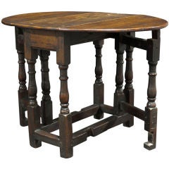 English 19th Century Drop Leaf Table