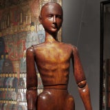 Life-Sized Artist Model with Wonderful Carved Face
