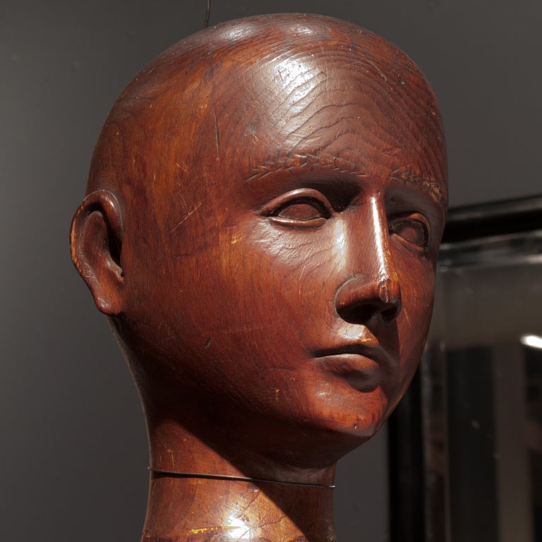 Life-Sized Artist Model with Wonderful Carved Face