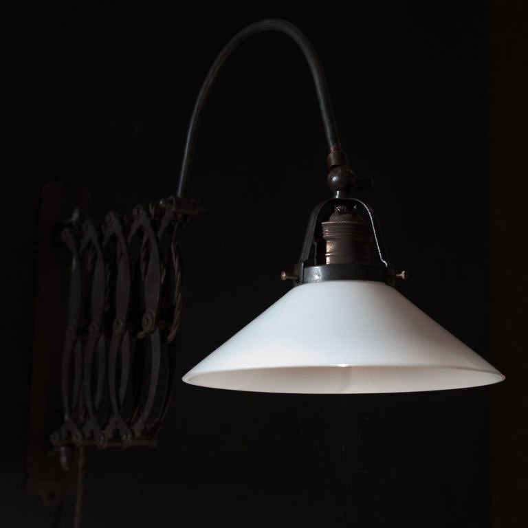 Industrial Wall Mount Scissor Lamp